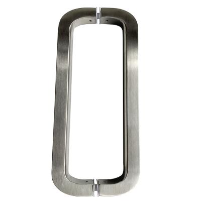 China Modern O Shape Push Pull Shower Door Back To Back Internal Glass Stainless Steel Shower Door Handles for sale