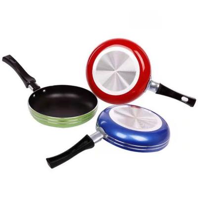 China Small Sustainable Aluminum Nonstick Frying Pan Roasting Pan Fried Eggs Pan Cookware For Cooking for sale