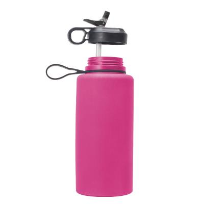 China 2.2L Healthy Silicone Viable Water Bottle Squeeze Sports Water Bottle Leak Free Collapsible Water Bottle BPA Free for sale