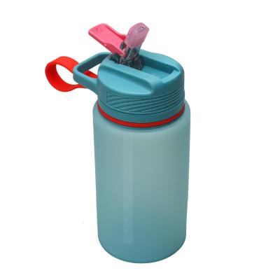 China Sustainable Homeware Silicone Power Energy Drink Bottle With Straw And Lid For Increasing Lover for sale