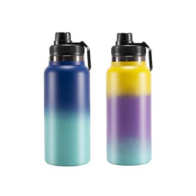 China Best Selling Customized Sustainable Water Bottle Insulated Vacuum Flask 32oz Double Walled For Football for sale