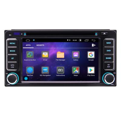 China Car Radio GPS Android 2 Din 6.2 Inch Car DVD Player For Toyota Corolla Car Video for sale