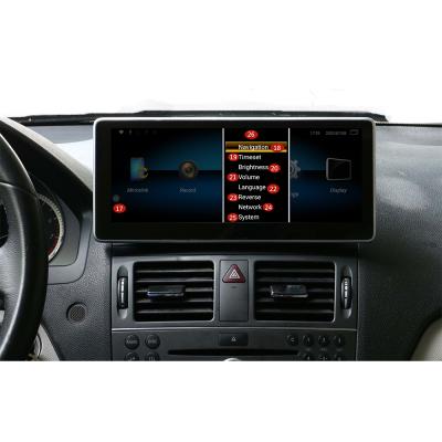 China HOT GPS radios suitable for Mercedes benz c class w204 08-10 car mp5 player android system for sale