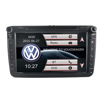 China 8 Inch Touch Screen Dual Din Car GPS Multimedia Car Radio Stereo Head Unit For VW for sale