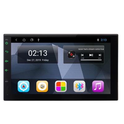 China Universal 7 inch android dual mirror link din car radio dvd 2 din gps autostereo navigation car radio for sale