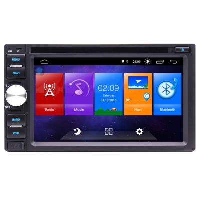 China 6.2 Inch BT GPS Car Navigation Universal Double 2Din Car DVD Player Android Car Radio 10.0 for sale