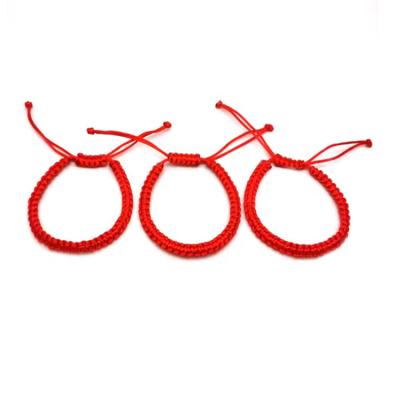 China FASHIONABLE Korean Silk Rope No.7 Many Colors Single Flat Knot Smooth Nylon Thread Braided Bracelets Lucky Bracelets Representing Friendship for sale