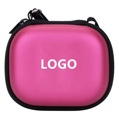 China Mini In-Ear Earbud Headphone Earphone Case Small Around Hard Bag EVA Zipper Storage Carrying Pouch Customized Size Acceptable for sale