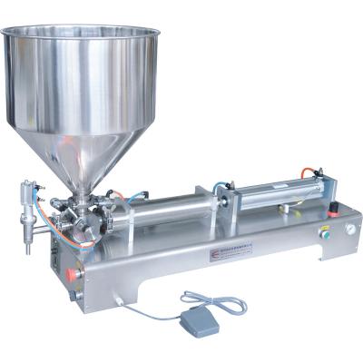 China High Quality Semi Automatic Horizontal Single Head Pneumatic Food Honey Paste Filling Machine for sale