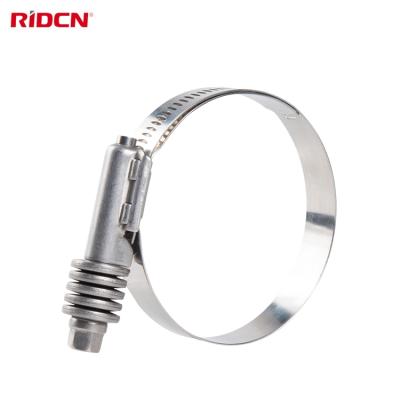 China Fasten Constant-tension Worm-Drive Hose Clamps for sale