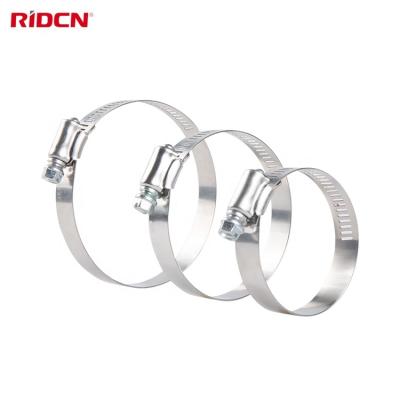 China Tie Band Hose Clamp Slotted Stainless Steel for sale