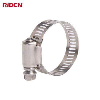 China Tie Band Worm Stainless Drive Perforated Pipe Clip for sale