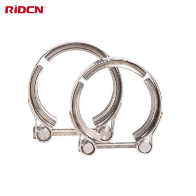 China Automotive Screw Quick Release Stainless Steel V-Band Clamp for sale