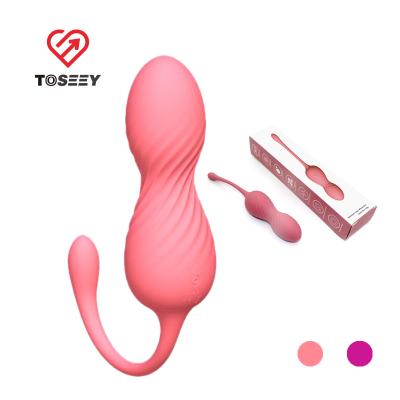 China New Waterproof Mini Anal Plug Kegel Balls Vibrator Waterproof Female Vibrator With Remote Control Sex Toys For Women for sale