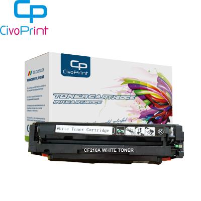 China Civoprint COMPATIBLE Low Cost Customized Customization Toner Cartridge CF210A White Compatible White Toner M251n M251nw MFP M276n M276nw for sale