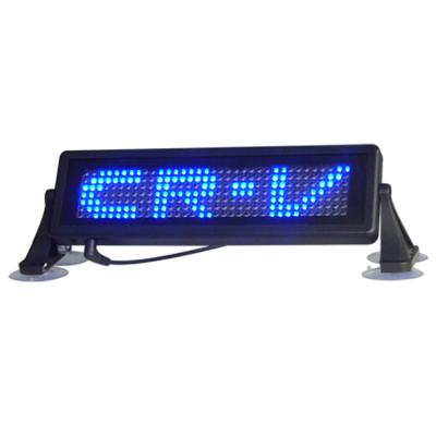 China One Set For One Mini Interior Racing Car Led Sign P6.7*35 Mini Led Remote Control / PC Software Programmed Led Display / Led Screen for sale