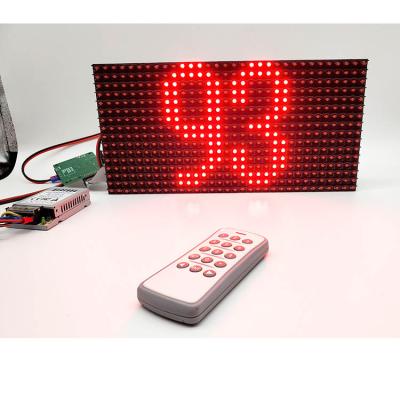 China RF Remote Control Digital Background Digital Bus/Oil Price, Car Bus Text Call Number Sticker Display Screen for sale