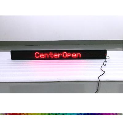 China 7x120 Single Bond Indoor Indoor Red LED Message Display Board for sale