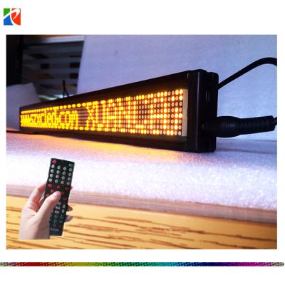 China Indoor Good Quality Save 20% European Languages ​​P4 LED Indoor Moving Information Display Panel LED Sign for sale