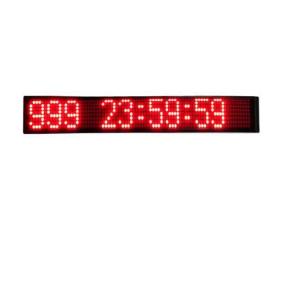 China 38x380 mm INDOOR Mobile Countdown Timer Display LED Message Information Display for sale