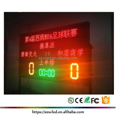 China Outdoor LED Football Scoreboard For Outdoor Sports LED Electric Digital Scoreboard LED Sign for sale