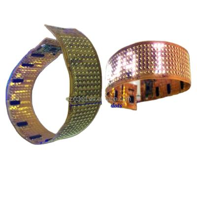 China Indoor White Flexible PCB Board Programmable Movable Message Belt for sale