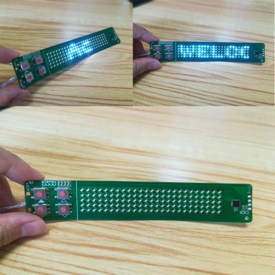 China Customized 5x25 or 5x24 525 or 524pixel Customized Flexible Led Display for Wine Bottle Shoes T-shirt Hat Water Cup Roll Display for sale