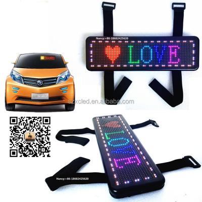 China Mirror Texts Colorfull Text Or Background Showing Windshield TAXI Label Red Green TAXI THANKS Sign Adjusted Slope SORRY Frames Indoor Lighting Signs For Cabin for sale