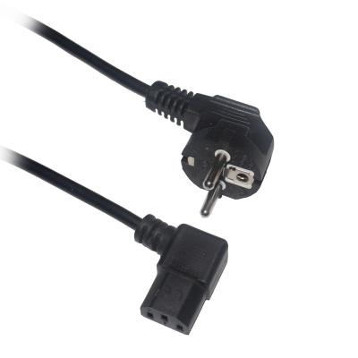 China Consumer Electronics 16A 250V European VDE Plug With H05VV-F Power Cable 3X0.75 Or 3X1.0 for sale