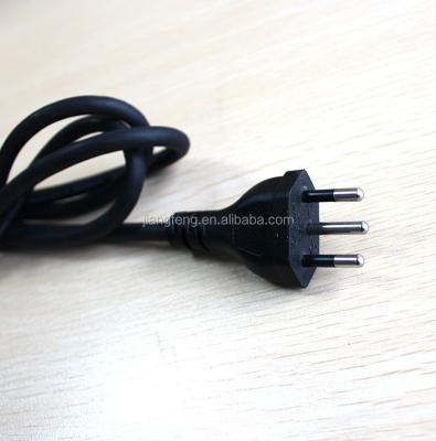 China Brazil Industrial Plug Inmetro AC Power Cord 250V Rubber Cable H03VVH2-F H05VVH2-F for sale