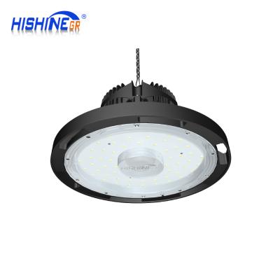 China Smart Warehouse America Canada Control Motion Daylight Sensor High Bay UFO Lights 140Lm/W 100W Led Light Fixture Industrial High Bay for sale