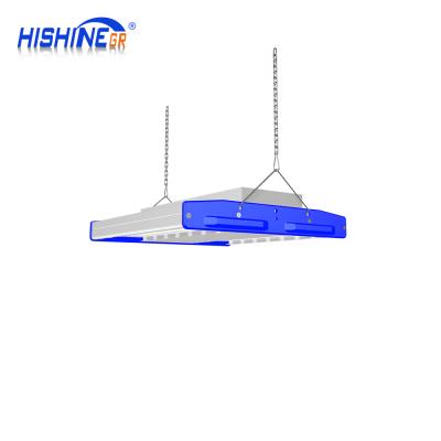 China Warehouse Hishine Group 7 Year Warranty Highbay Light Factory Industrial Lighting 100W 200W 250W Linear Warehouse Led High Bay Light for sale