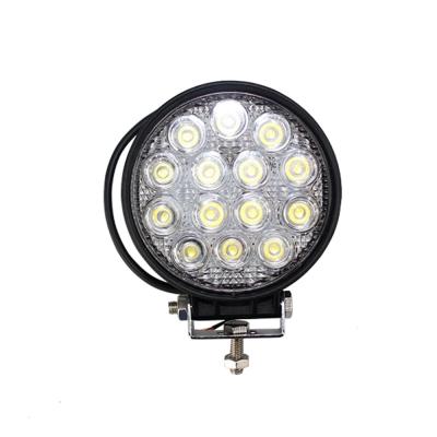 China Free Fast Shipping Round 42W Spot Beam Lamp Europe Leading Light Head Warehouse Work Light for sale