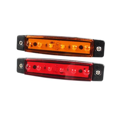 China Aluminum Housing Amber Led Marker Lamp Side Light Truck For Trailer Vehicle for sale