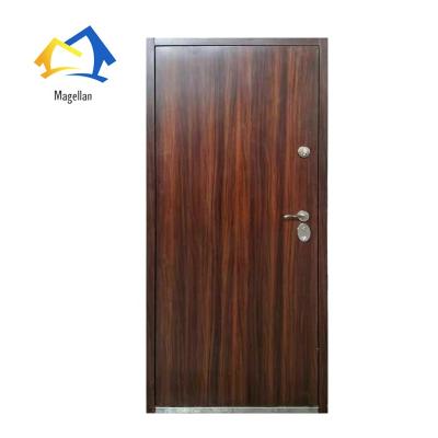 China Serbia Design Steel Panel Security Soundproof Swing Door for sale