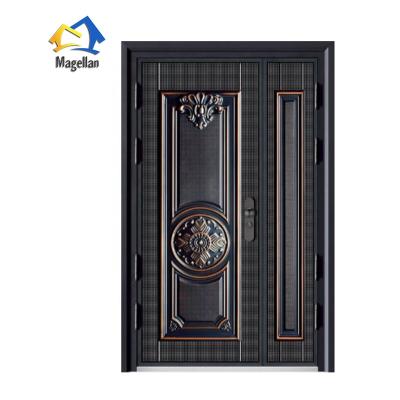 China Best Quality Rustic Low Price Cast Aluminum Door Panel Security Door Made In China European Standard Door For Sale for sale