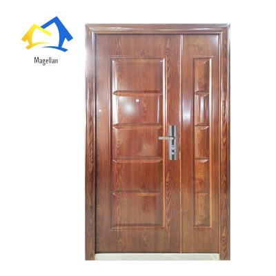 China Security Rustic Steel One Door And Half Door China Steel Door for sale