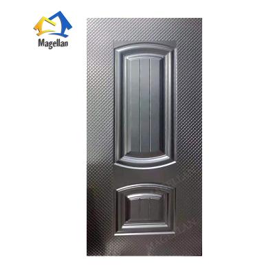 China Anti-theft Embossed Steel Iron Stamped Steel Door Skin for sale