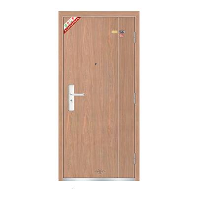 China Modern Embossed MDF Panel Design With PVC Wooden Door for sale