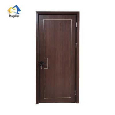 China Modern Design Interior PVC Doors Anti Theft Soundproof Material Cheap Doors for sale