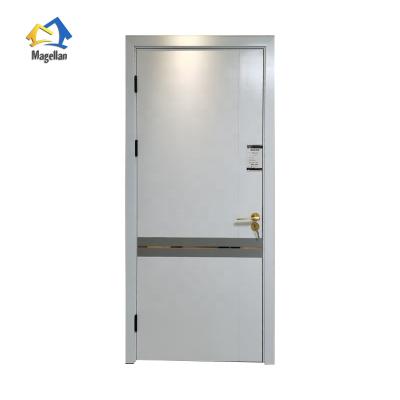 China Hot Sale China Anti-theft Customized Style PVC Film Coated Interior MDF Core Door For Bathroom for sale