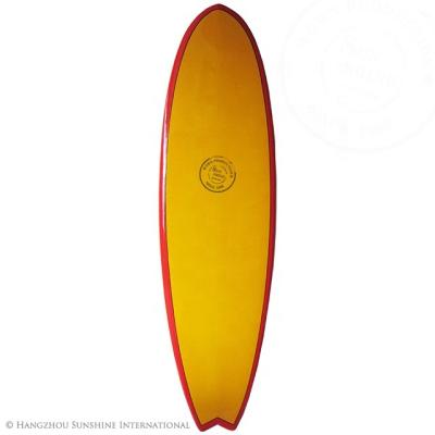 China Beautiful Unisex Epoxy Surfboards Swallow Tail Surf Board for sale