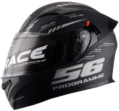 China High Quality Scratch Resistance Full Face Motorcycle Helmet With DOT Approval for sale