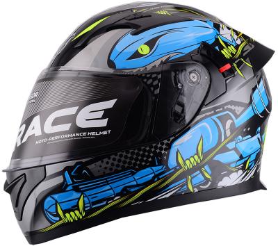 China Scratch Resistance Motorcycle Helmet Full Face Motor ABS Motocross Helmet Casco Moto Riding Motorbike for sale