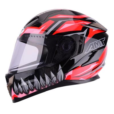 China Helmet With Visor Motorcycle Accessories DOT Approved Motorcycle Flip Up Helmet With Double Visor for sale