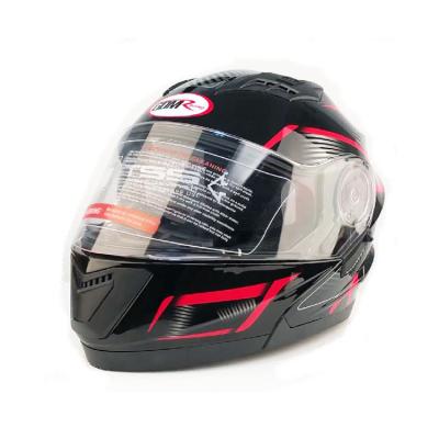 China 2022 aiMIT Anti-UV Helmet New Design Flip Up Motorcycle Helmets With Double Sun Visor for sale