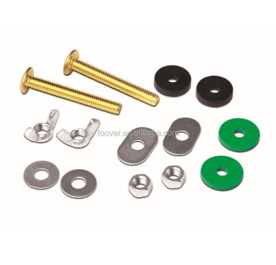 China Traditional Roll-on Tank Brass Bolt Toilet Fixture Kit 2-1/4 Inch 5/16 Inch X for sale