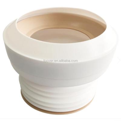 China TPR & PPT Extended Flexible Toilet Flange Toilet Bowl Flange for sale