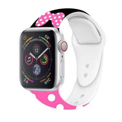 China Fashion Smart Watch T500 W26 Strap OEM Cartoon For Apple Watch 44mm for sale