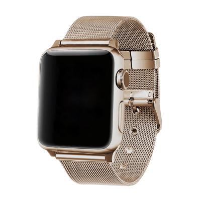 China Stainless Steel Mesh Milanese Loop Watch Band For Apple Watch Loop Band Metal Milanese Strap For iWatch 40mm 44mm for sale